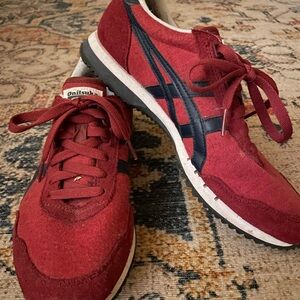 Onitsuka Tiger by Asics Red and Black Sneakers